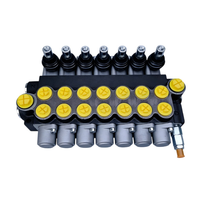 P40 Series 1-8 Sections Manual Operated Hydraulic Monoblock Directional