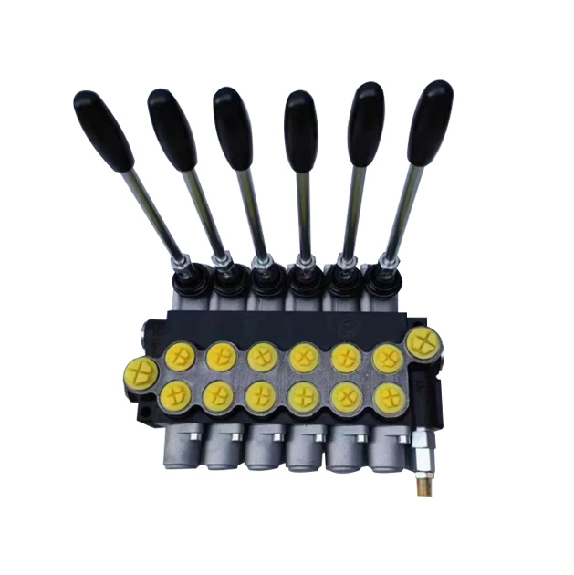 Hydraulic 1-7 Section Control Valve Operated by Joystick